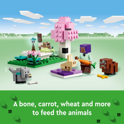 Set De Construcción Lego Minecraft The Animal Sanctuary 2125