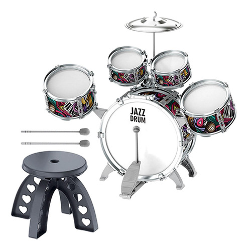 Juego De Batería De Jazz Para Niños, Instrumento Musical