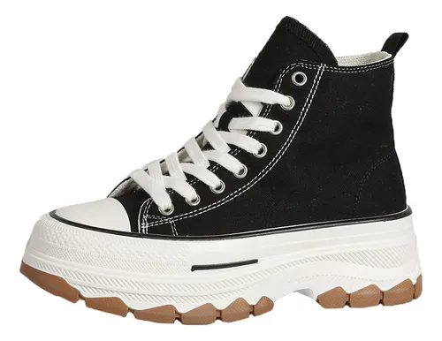 Zapatillas lona plataforma niña hotsell