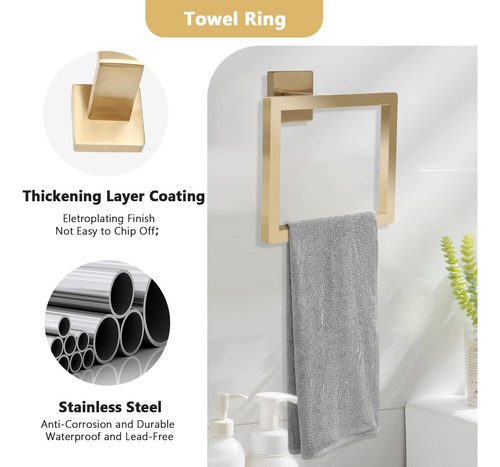 Accesorios De Hardware De Baño Mekotrin, Juegos De Soporte D