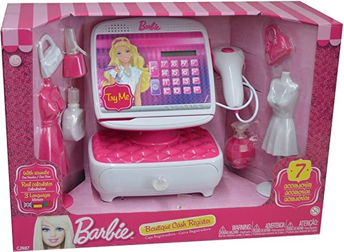 Barbie Caja Registradora Boutique Enviogratis+regalo Cerrado
