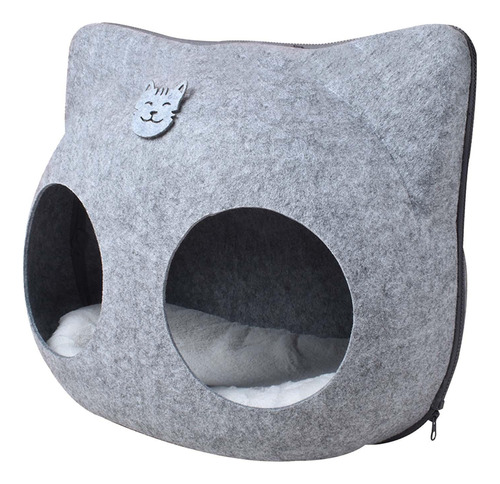Cómoda Cama Para Mascotas De Fieltro Para Casa Cueva De