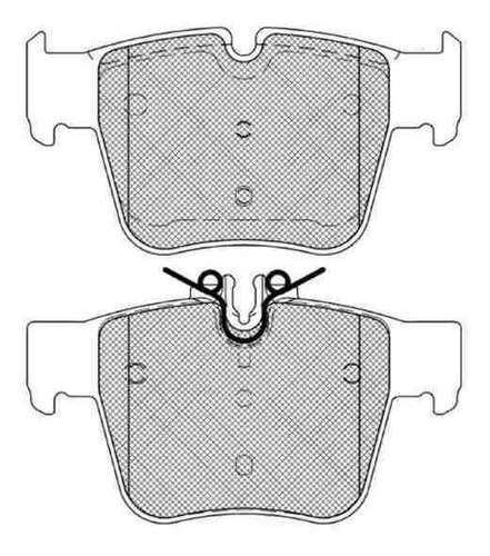 Pastilla De Freno Mercedes Benz C-class Iv Amg C 450 - 43 20