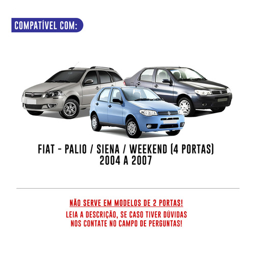 Par Retrovisor Externo Weekend 4p 2004 A 2007 Com Controle