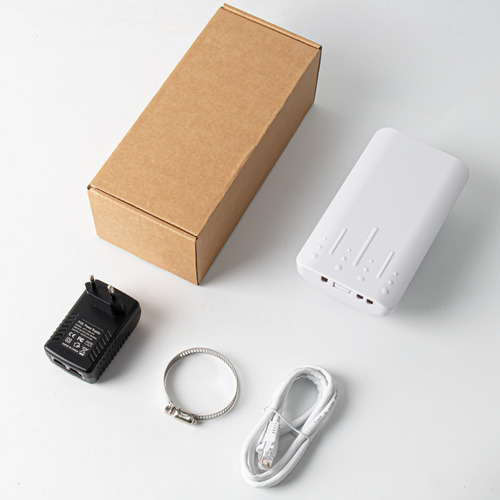 Repetidor Wifi Inalámbrico Para Exteriores, Extensor Wifi,amplificador Wlan Resistente A La Intemperie Para Exteriores, Ip65 A Prueba De Lluvia Y Polvo, 300 Mbit/s,temperatura De Trabajo -40°c A 70°c