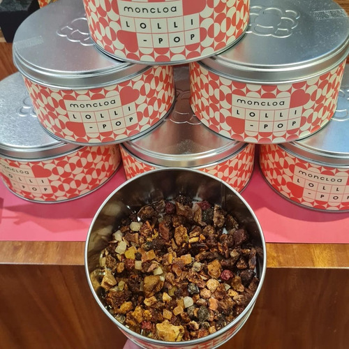 Chá Mix Frutas Sabor Pêssego E Abacaxi Lollipop 65g Moncloa