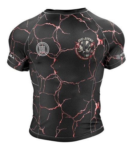 Rashguard Infantil Jiu Jitsu No Gi Caveira Fighter