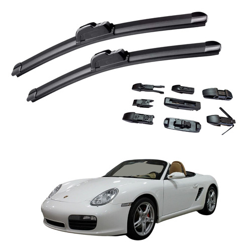 2 Plumas Limpiaparabrisas Reluvsa Porsche Boxster 2005