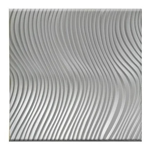 Imagen 1 de 9 de Placas De Pared Autoadhesivas 3d Olas Revestimiento 70*70 Cm
