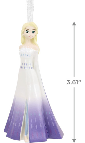 Hallmark Disney Frozen 2 - Adorno De Navidad De Elsa La Rein