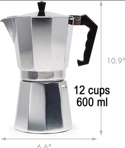 Imagen 2 de 7 de Cafetera Italiana Moka Express 12 Tazas