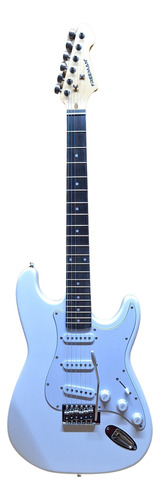 Guitarra Electrica Stratocaster Freeman Blanco + Funda