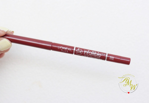 L'oreal Paris Infallible 6hr Never Fail Lip Liner Red/wine