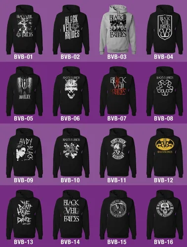 Black veil brides hoodies hotsell
