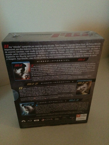Blu Ray Missão Impossível Trilogia Box
