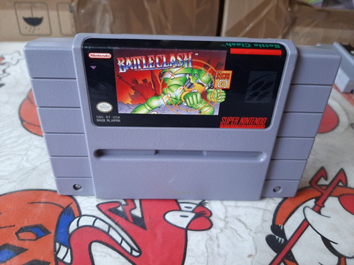 Battleclash,battle Clash De Super Nintendo,original,funciona