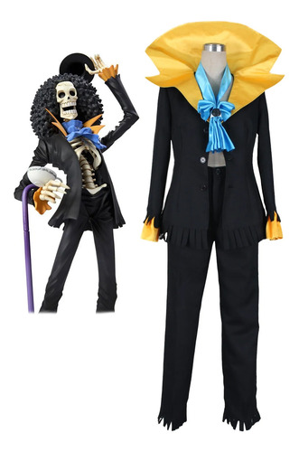 Traje De Cosplay De One Piece Dead Bones Brook Traje