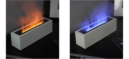 Difusor De Aroma Con Simulación De Fuego, Humidificador De A