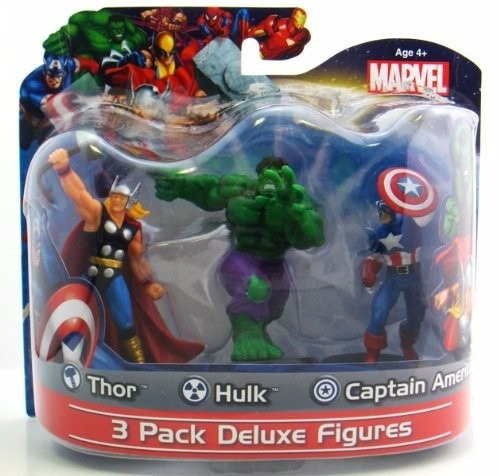 Set X 3 Figuras Thor/capitan America/hulk Avengers A1295