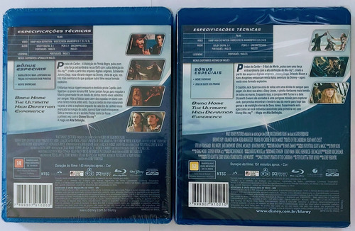 Blu-ray Piratas Do Caribe Coleção Completa Lacrado Original