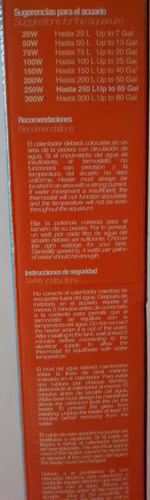 Termojet Calentador Termostato 250w Lomas Acuarios Peces