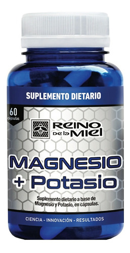 Magnesio + Potasio Cápsulas Recuperación Del Tono Muscular