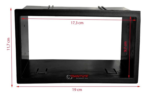 Imagem 2 de 12 de Moldura Dvd Multimidia 2din Fox Polo Golf Ecosport Fiesta