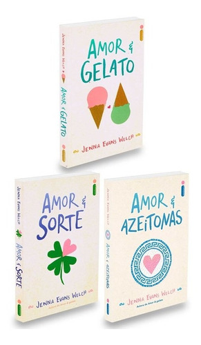 Kit Amor E Gelato - 3 Livros Novos