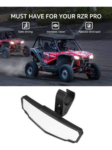 Espejo Retrovisor Convexo Ancho Para Honda Talon Utv