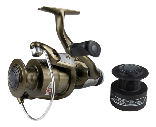 Reel Frontal Redfish 3 Rulemanes Recupera 5.5/1 Variada/peje