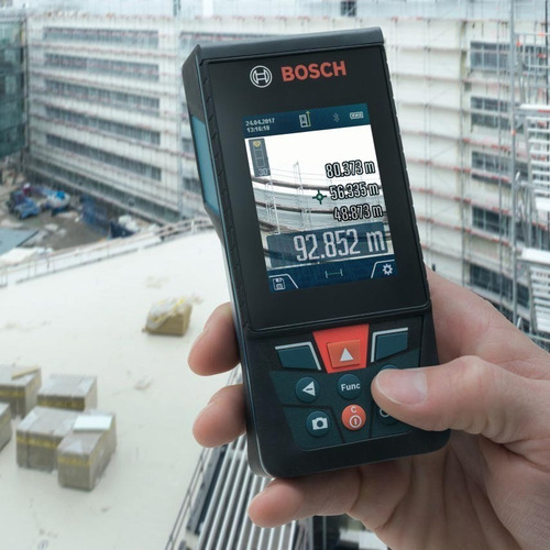 Imagem 5 de 5 de Trena Medidor De Distância A Laser Glm 120c Bosch 0601072fg0