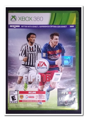 Fifa 16, Juego Xbox 360 Físico