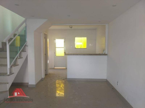 Duplex Com 2 Quartos No Condomínio Residencial Das Palmeiras Em Guaratiba - Ca0019