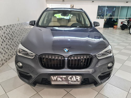 Imagem 5 de 15 de Bmw X1 2.0 Turbo Active Flex 2018 Cinza Interior Caramelo