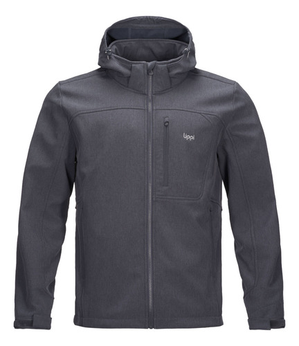 Chaqueta Hombre Macaya Softshell Hoody Melange Azul Lippi