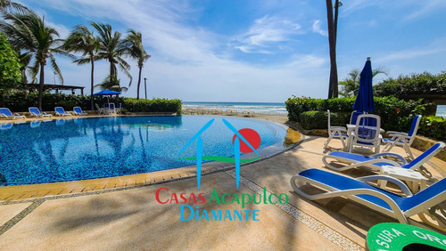 Cad Playamar Diamante T2 501. Depa De Playa Con Terraza Y Vista Al Mar