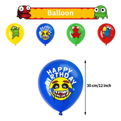 Repo R.e.p.o Kit De Cumpleaños Globo Decoracion Fiesta 30pcs