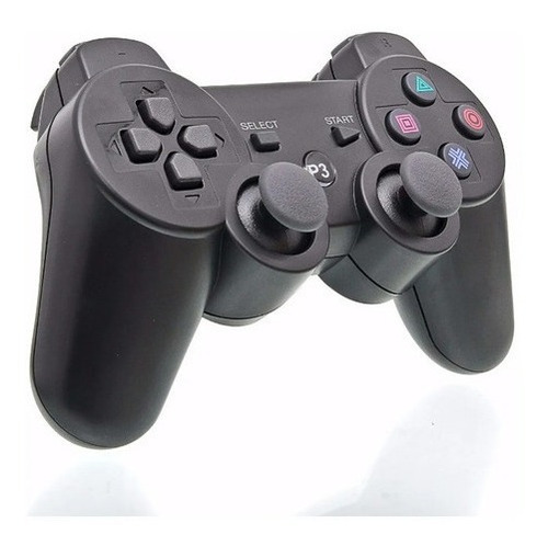 Controle Compatível Com Ps3 Manete Sem Fio - Imediato Cor Preto