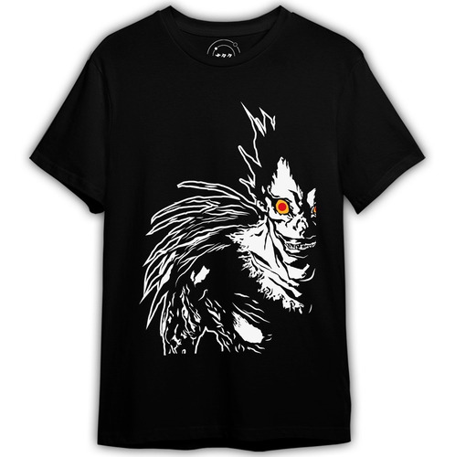 Imagen 1 de 3 de Death Note Polera Vinilo Textil 100% Algodón
