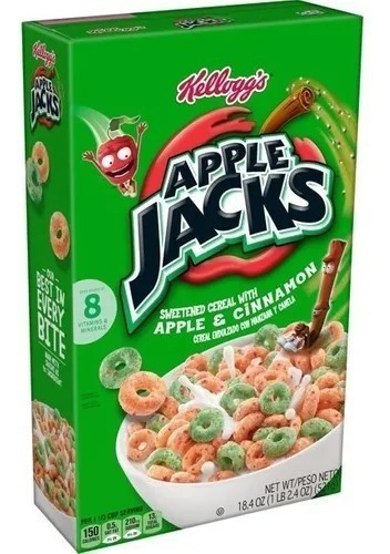 Cereal Kellogg's Apple Jacks Original Mnazana Canela 521g
