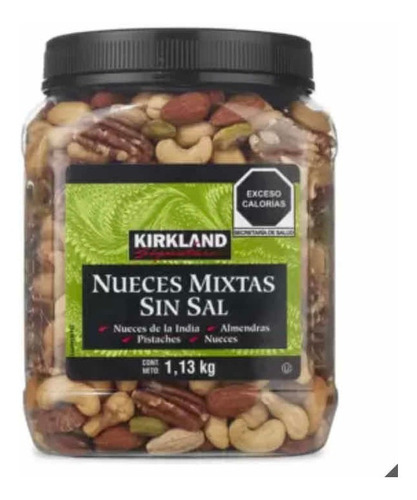 Nueces Mixtas Sin Sal Kirkland 1.13 Kilos