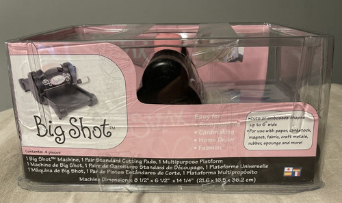 Big Shot Suajadora Troqueladora Sizzix Edición Limitada