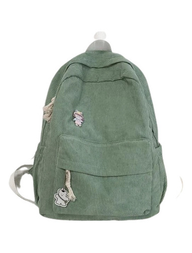 Morral Clasico Kawai Verde Menta De 40x32cm