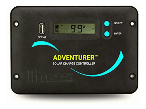 Renogy 30 A 12 V/24 V Pwm Controlador De Carga Solar Con