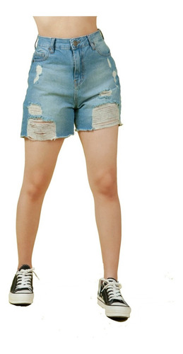 Short Jean Denim Loren Roturas | Vov Jeans (0233)