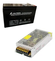 Comprar Kit Backup Ups Fuente Switching 12v 8a Ups + Bateria 12v 7a
