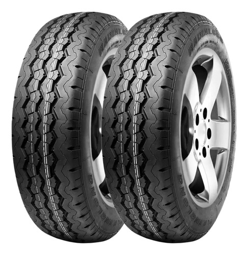 Kit 2 Pneu 225/75r16c 121/120r Linglong R666 10 Lonas