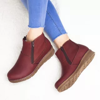 Botines Cuero Dama, Zapatos Cuero Maribu Shoes - Mod #790