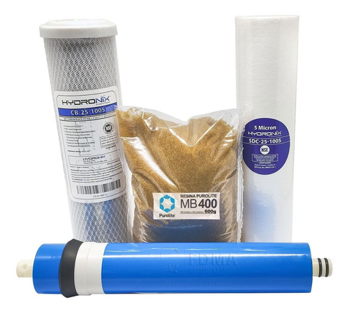 Filtro Laboratório Osmose Reversa + Reservatório 17 Litros