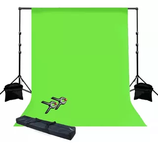 Soporte Pantalla Verde Chroma Key Efectos Especiales 3x3.5m